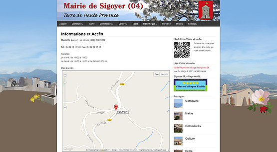 Mairie de Sigoyer (04), Alpes de Haute Provence